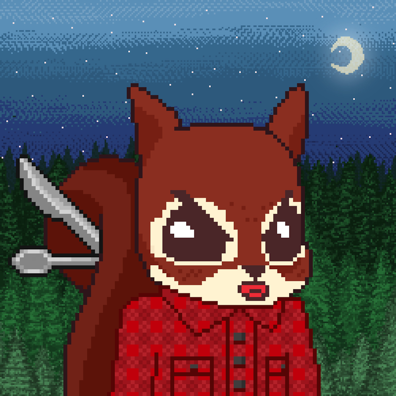 Pixel Squirrels #2541